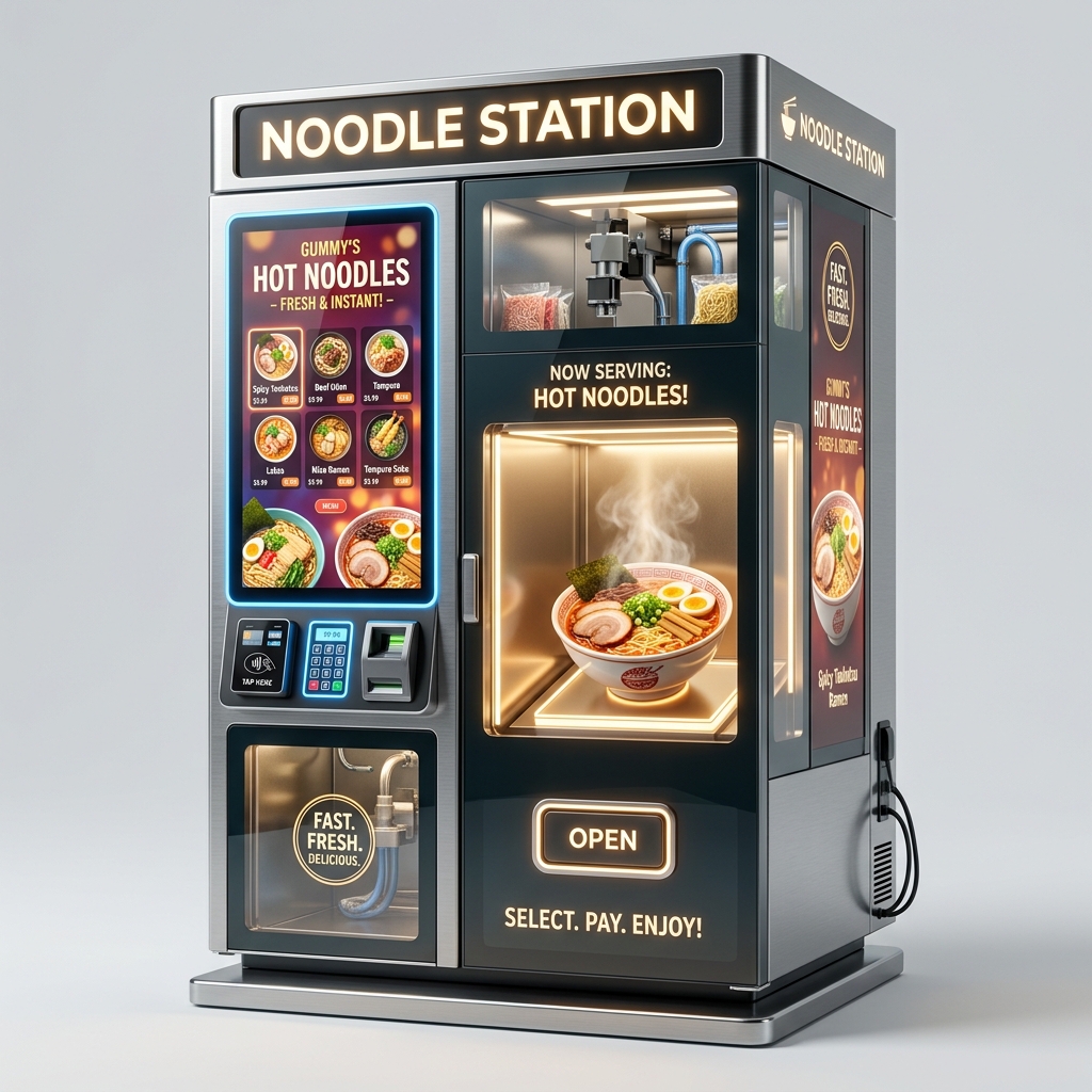Noodles Automatic Vending Machine